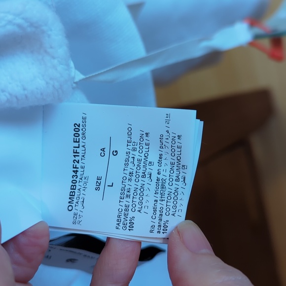 Off White Hoodie Sweatshirt - Picture 9 of 12